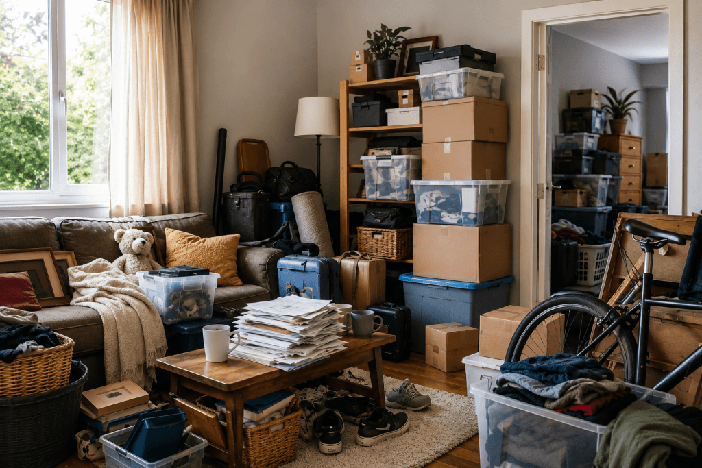 the hidden cost of keeping too much stuff at home